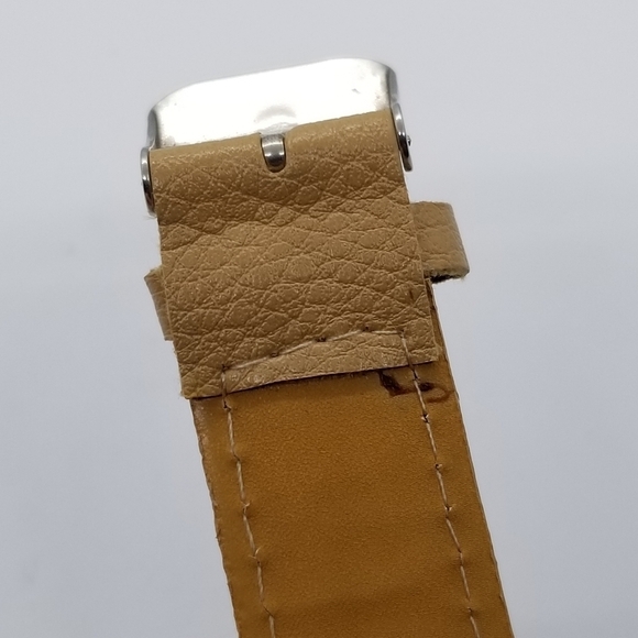 striped anchor watch with tan band - Picture 5 of 5